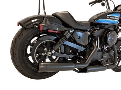 HD Sportster XL Slip-on Exhaust | Black
